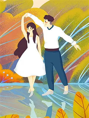 公司年会上女友贴心为白月光夹菜